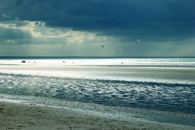 Beach in Dauville