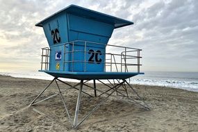 Lifeguard on beach