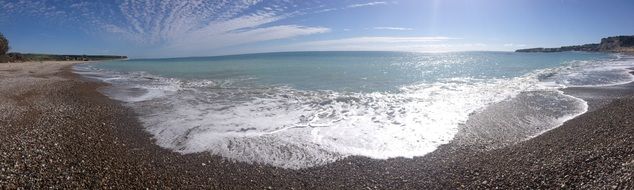 Panorama view of beach