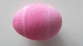 pink easter egg as decoration