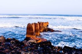 sea cliffs on the ocean