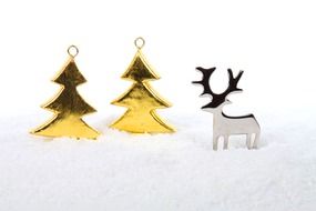 metal Christmas figures