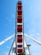 ferris wheel riding in amusement park