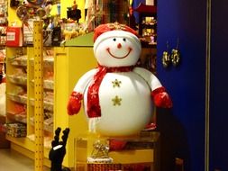 snowman as christmas decoration