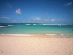 tourist beach in Mauritius