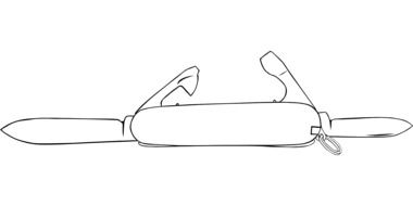 graphic image of the swiss army knife