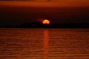 Red Sunset in Bavaria