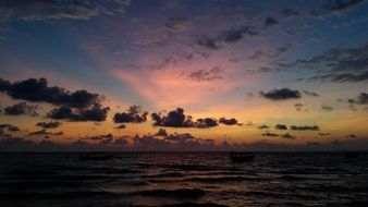 scenic sky over sea, Cambodia, sihanoukville