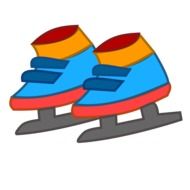 clipart of the ice skates