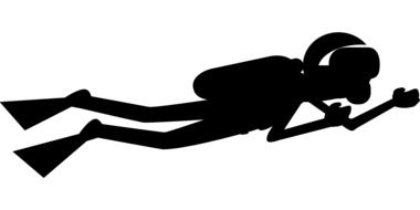 diving scuba drawing