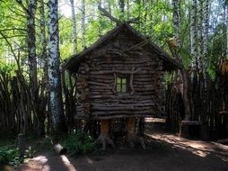 Wooden fairytale house