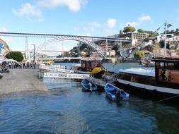 porto cruz and the arched railway bridge