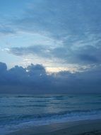 Sunset on the beach in Florida