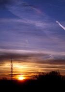 sunset sun