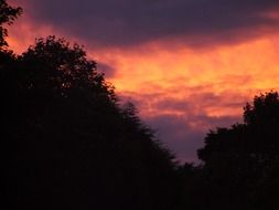 sunset dark