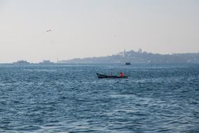 Boating in Istanbul, Turkey
