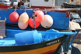 colorful fishing boat