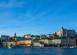 panoramic view of stockholm from the water