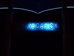 vacancy neon inscription motel