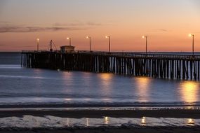 Peaceful California coastline