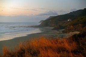 pacific ocean shore in Oregon