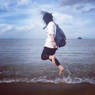 jump over the sea