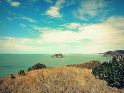 island coastline sea