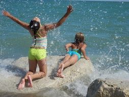 summer fun splashing