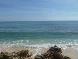 very beautiful caribbean waves
