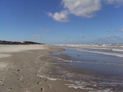 Ameland north sea beach tranquility