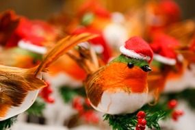 toy decorative birds for decoration for Christmas