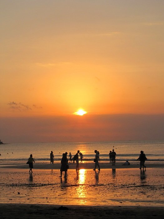 sunset in Indonesia