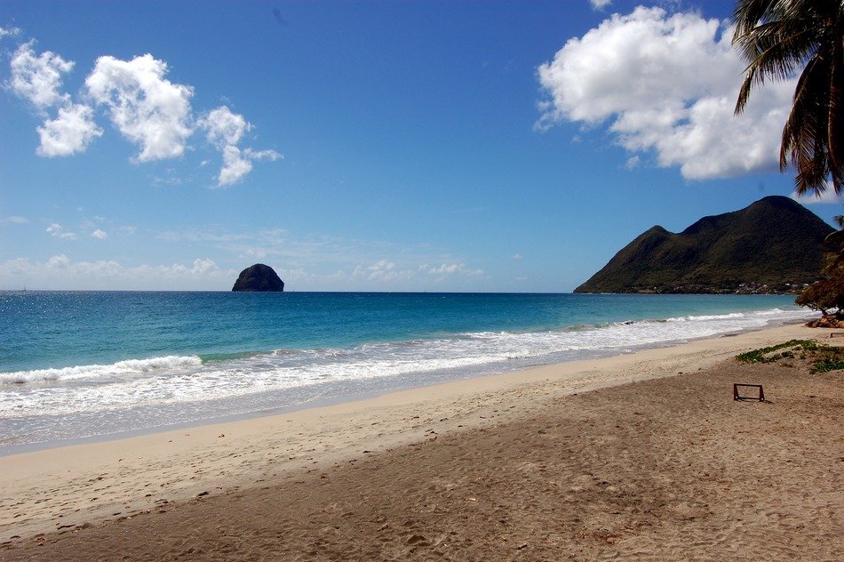 Holiday on the ocean beach in Saint Fransois