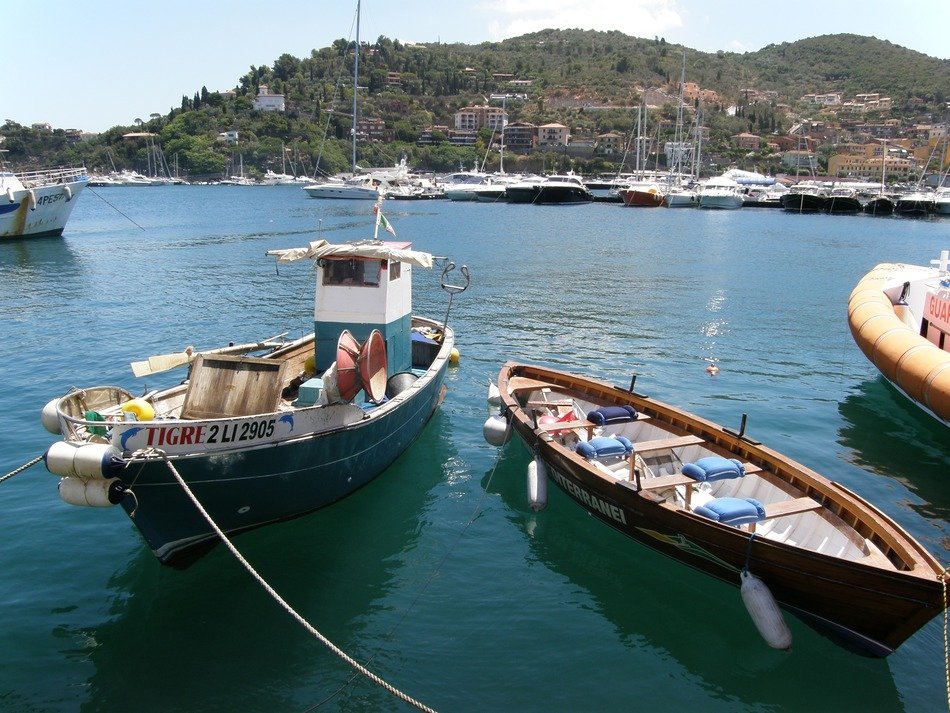 Boats in Tuscany