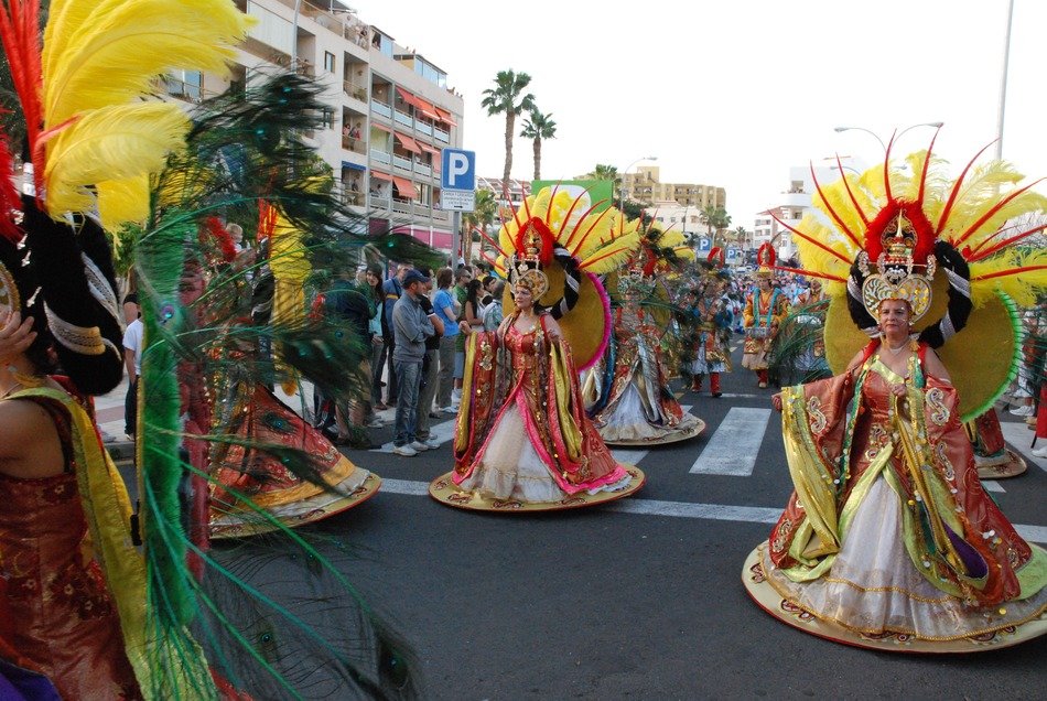 colorful carnival in Tenerife