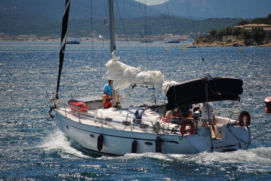 boat in the sea summer
