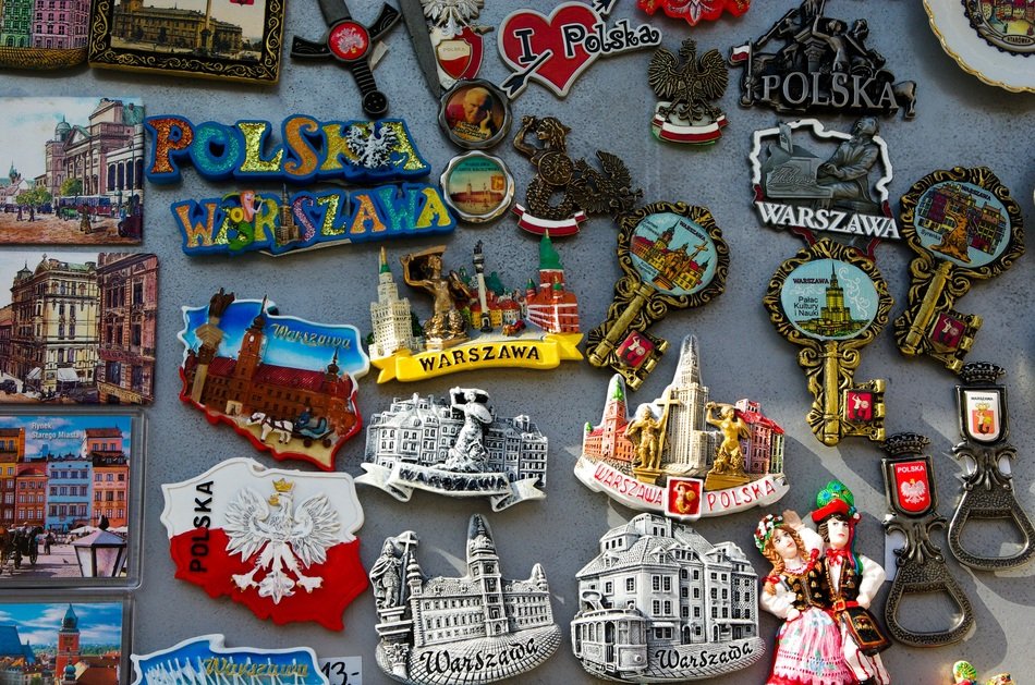 tourism miniature magnets of,poland