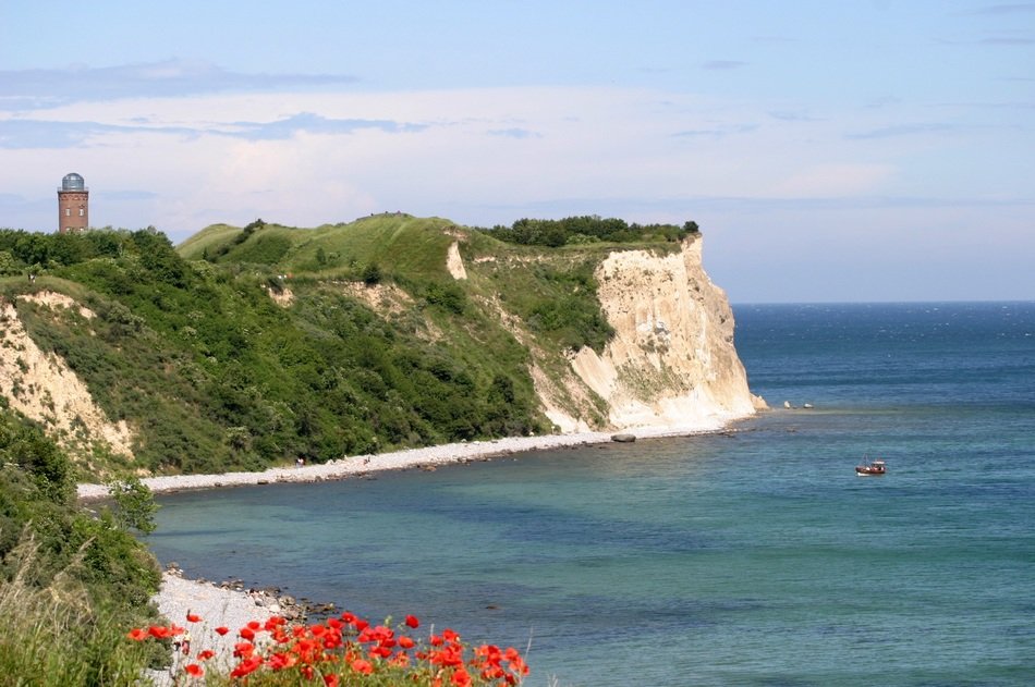 Panorama of the island of Rügen in the Baltic Sea