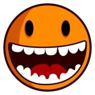 smiley with red tongue for clipart