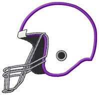 clipart of the Blank Football Helmet