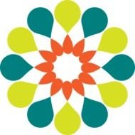 Abstract Teal Yellow At Clkercom Vector Online