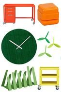 Check Out Cb2&rsquo;s New Office Section Especially That Turf Clock