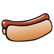 Fast Food Hot Dogs drawing