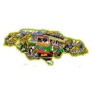 Jamaica Country Bus Key Holder