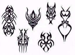 Tattoos Design as picture for clipart