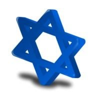 Jewish Blue Star drawing