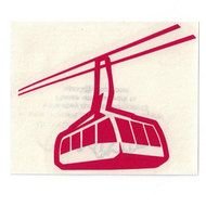 Tram Sticker Jackson Hole Mountain Resort Wyoming