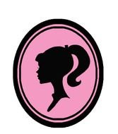Barbie Logo Head drawing