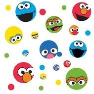 Clipart of the Faces Sesame Street