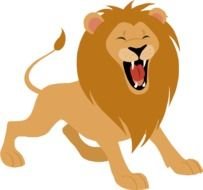 Cartoon Lion Roaring Frees That You Can Download To